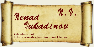Nenad Vukadinov vizit kartica